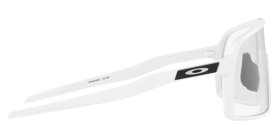 Oakley® OO9406 Sutro OO9406 940699 137 - Matte white/Clear to black iridium photochromic Sunglasses