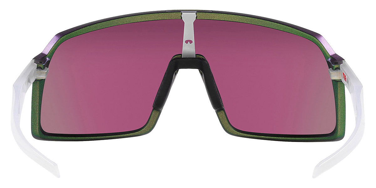 Oakley® OO9406 Sutro OO9406 9406A2 137 - Matte silver green colorshift/Prizm road jade Sunglasses