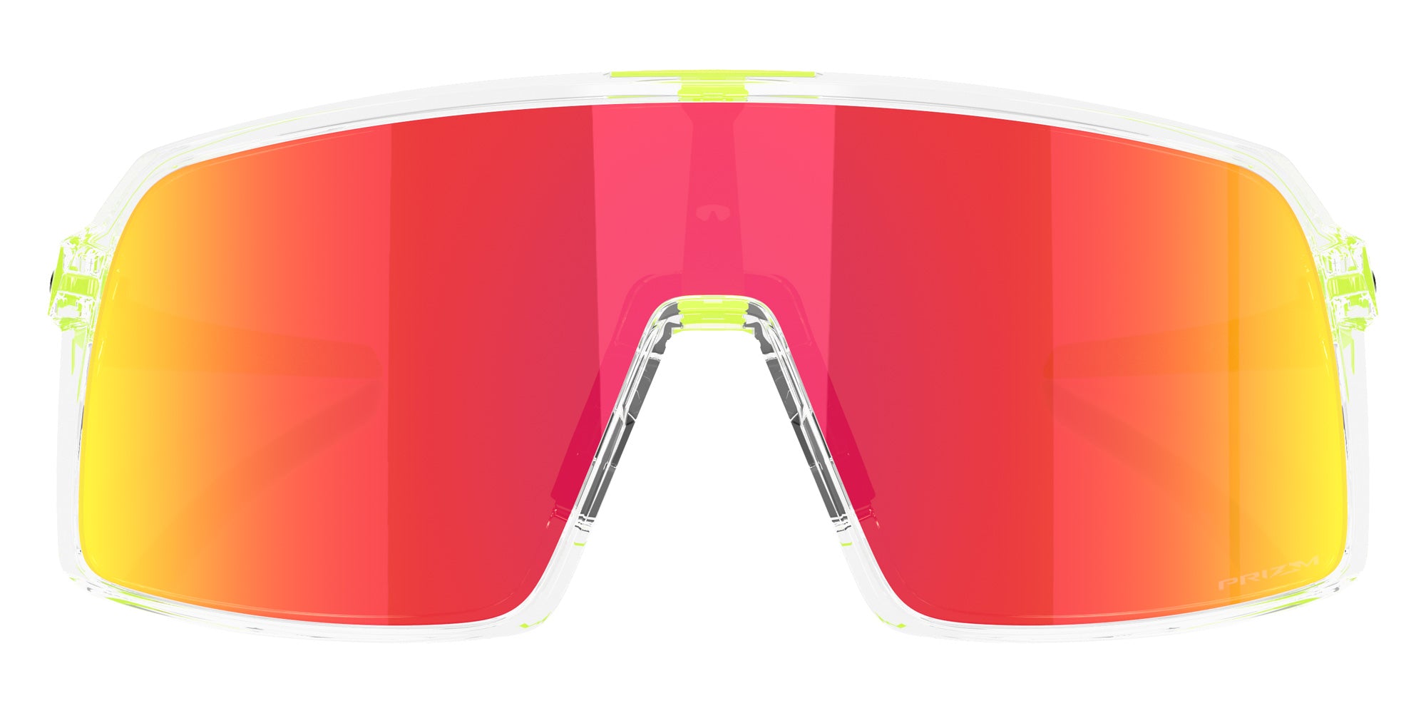 Oakley® OO9406A SUTRO (A) OO9406A 940660 37 Sunglasses - Clear / Prizm Ruby Mirrored 940660