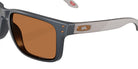 Oakley® OO9417 HOLBROOK XL OO9417 941749 59 Sunglasses - Transparent Gray Ink/Blue Steel / Prizm Bronze Polarized