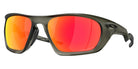 Oakley® OO9431 Lateralis OO9431 943104 60 - Matte Olive Ink / Prizm Ruby Sunglasses