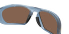 Oakley® OO9431 LATERALIS OO9431 943115 60 Sunglasses - Matte Transparent Abyss / Prizm 24K Polarized Mirrored
