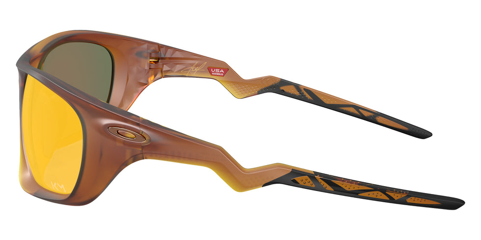 Oakley® OO9431 LATERALIS OO9431 943116 60 Sunglasses - Matte Dark Amber / Prizm Ruby Mirrored