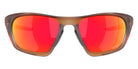 Oakley® OO9431 LATERALIS OO9431 943116 60 Sunglasses - Matte Dark Amber / Prizm Ruby Mirrored