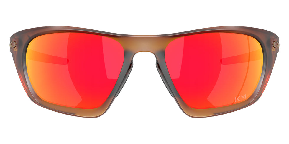 Oakley® OO9431 LATERALIS OO9431 943116 60 Sunglasses - Matte Dark Amber / Prizm Ruby Mirrored