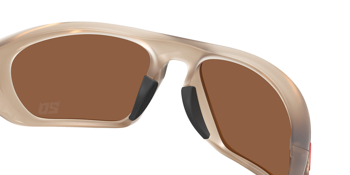 Oakley® OO9431 LATERALIS OO9431 943118 60 Sunglasses - Matte Sepia / Prizm Tungsten Mirrored 943118