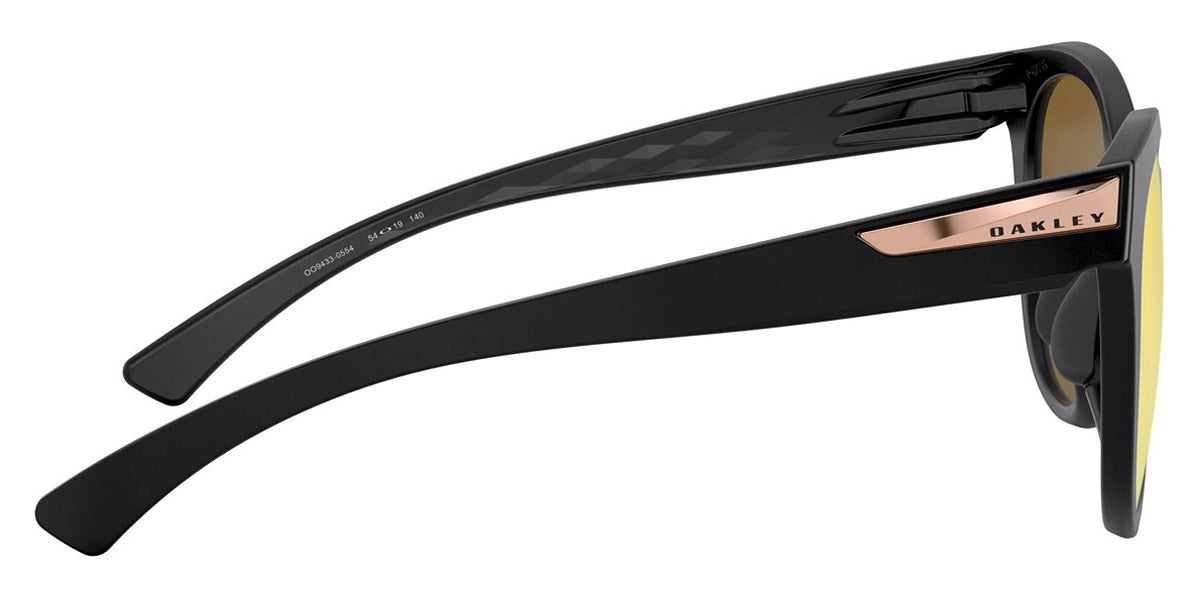 Oakley® OO9433 Low Key OO9433 943305 54 - Matte Black / Prizm Rose Gold Polarized Sunglasses