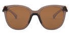 Oakley® OO9433 Low Key OO9433 943308 54 - Matte Brown Smoke / Prizm Bronze Polarized Sunglasses