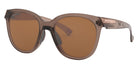 Oakley® OO9433 Low Key OO9433 943308 54 - Matte Brown Smoke / Prizm Bronze Polarized Sunglasses