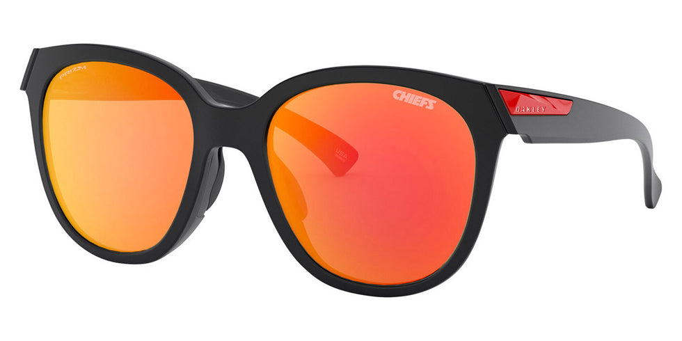 Oakley® OO9433 Low Key OO9433 943320 54 - Matte Black / Prizm Ruby Sunglasses