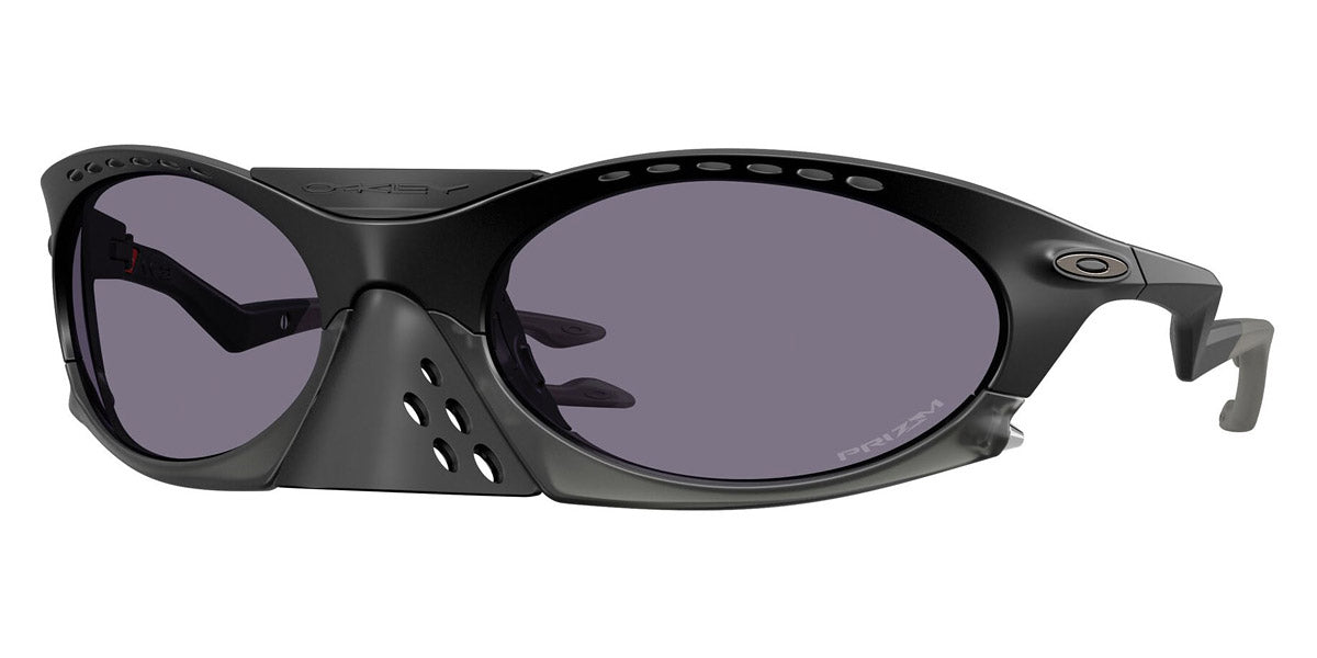 Oakley® OO9437 PLANTARIS OO9437 943701 63 Sunglasses - Matte Black / Prizm Gray