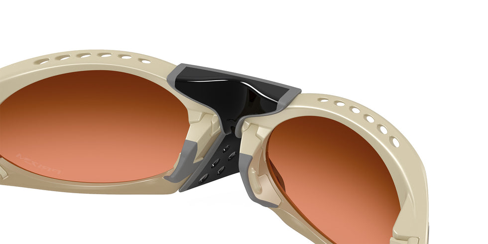 Oakley® OO9437 PLANTARIS OO9437 943702 63 Sunglasses - Matte Sand / Prizm Brown Gradient