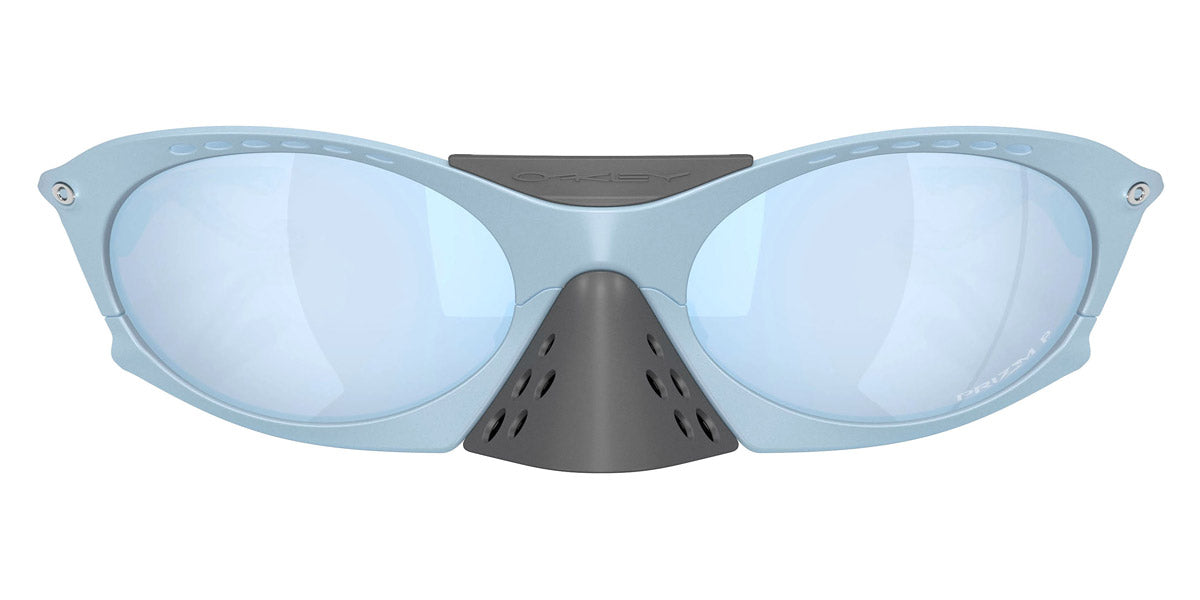 Oakley® OO9437 PLANTARIS OO9437 943704 63 Sunglasses - Matte Stonewash / Prizm Deep Water Polarized