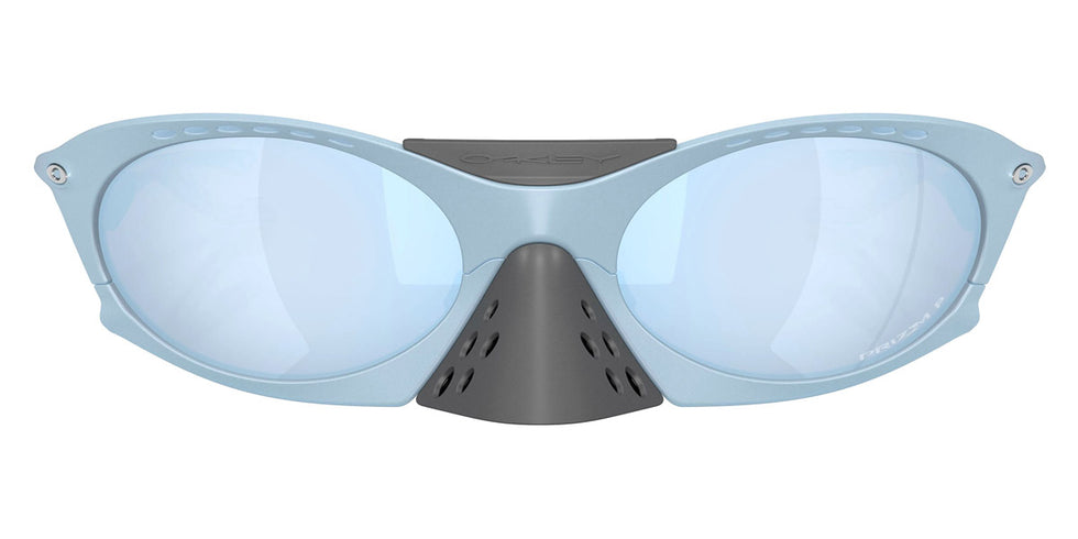 Oakley® OO9437 PLANTARIS OO9437 943704 63 Sunglasses - Matte Stonewash / Prizm Deep Water Polarized