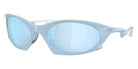 Oakley® OO9437 PLANTARIS OO9437 943704 63 Sunglasses - Matte Stonewash / Prizm Deep Water Polarized