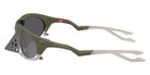 Oakley® OO9437 PLANTARIS OO9437 943707 63 Sunglasses - Matte Moss Green / Prizm Black Mirrored