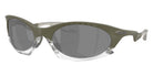 Oakley® OO9437 PLANTARIS OO9437 943707 63 Sunglasses - Matte Moss Green / Prizm Black Mirrored