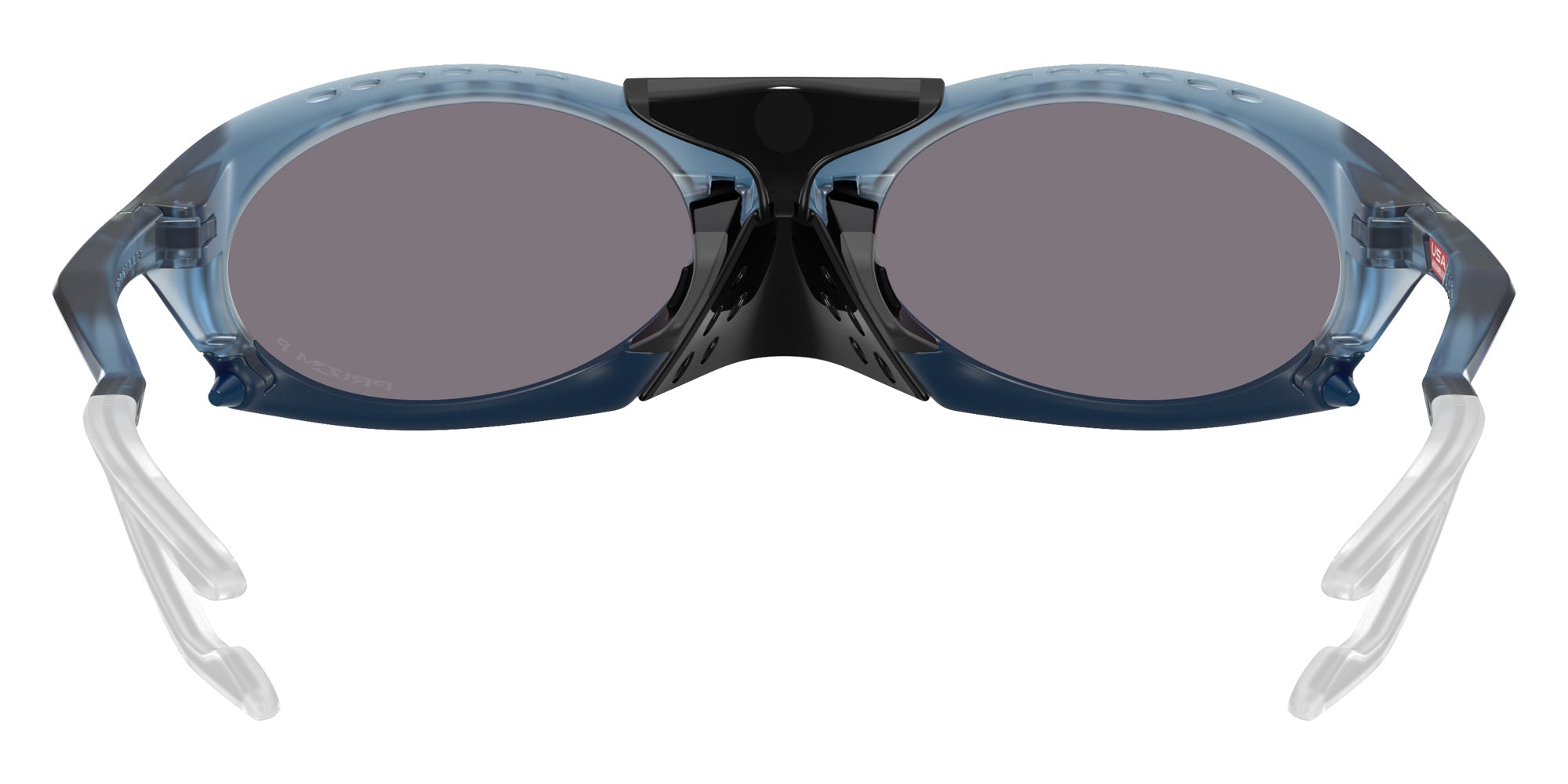 Oakley® OO9437 PLANTARIS OO9437 943709 63 Sunglasses - Matte Transparent Abyss / Prizm Gray Polarized