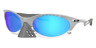 Oakley® OO9437 PLANTARIS OO9437 943713 63 Sunglasses - X-silver/Gr001 - Grey