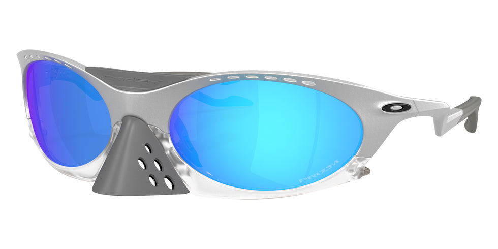 Oakley® OO9437 PLANTARIS OO9437 943713 63 Sunglasses - X-silver/Gr001 - Grey