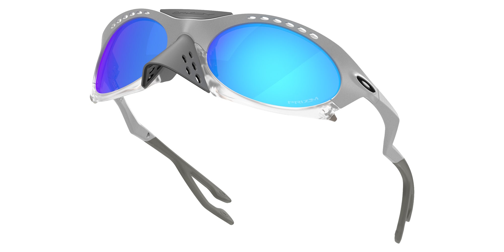 Oakley® OO9437 PLANTARIS OO9437 943713 63 Sunglasses - X-silver/Gr001 - Grey