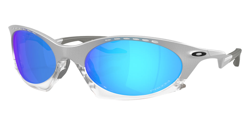 Oakley® OO9437 PLANTARIS OO9437 943713 63 Sunglasses - X-silver/Gr001 - Grey