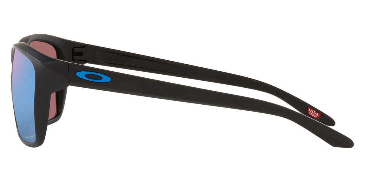 Oakley® OO9448 Sylas OO9448 944817 57 - Matte Black / Prizm Deep Water Polarized 944817 Sunglasses