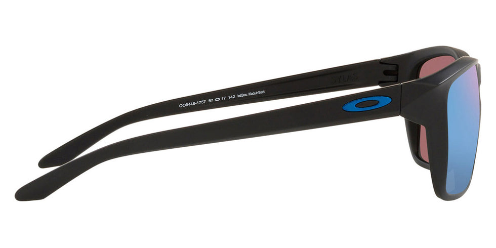 Oakley® OO9448 Sylas OO9448 944817 57 - Matte Black / Prizm Deep Water Polarized 944817 Sunglasses