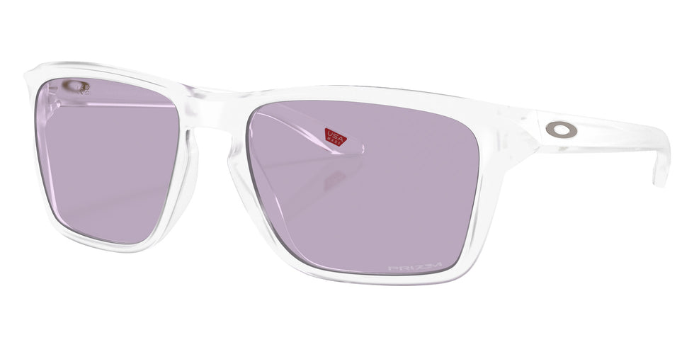 Oakley® OO9448 SYLAS OO9448 944845 60 Sunglasses - Matte Clear / Prizm Slate 944845