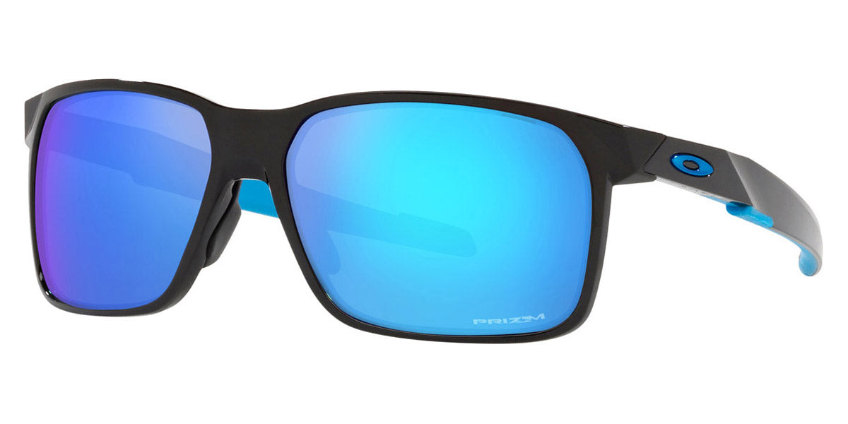 Oakley® OO9460 Portal X OO9460 946016 59 - Polished Black / Prizm Sapphire 946016 Sunglasses