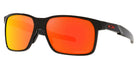 Oakley® OO9460 Portal X OO9460 946017 59 - Polished Black / Prizm Ruby Polarized 946017 Sunglasses