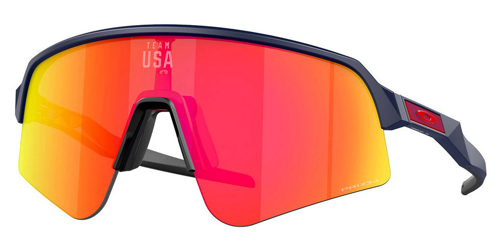 Oakley® OO9465 Sutro Lite Sweep OO9465 946525 39 - Matte Navy/Prizm Ruby Sunglasses