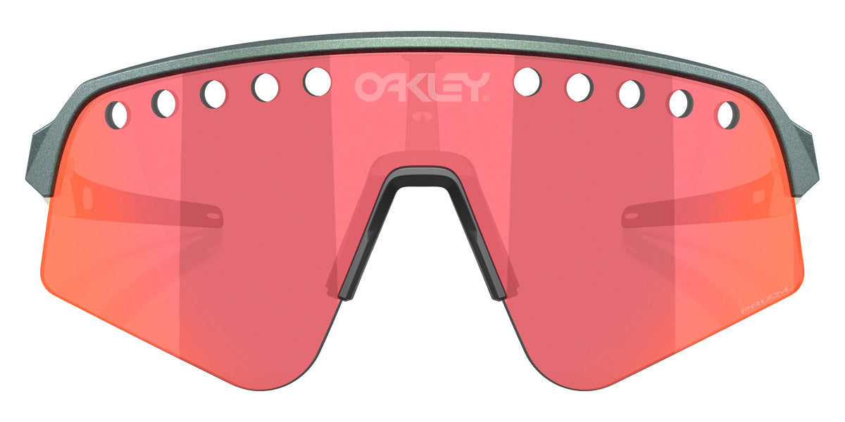 Oakley® OO9465 Sutro Lite Sweep OO9465 946531 39 - Matte Silver/Blue Colorshift/Prizm Trail Torch Sunglasses