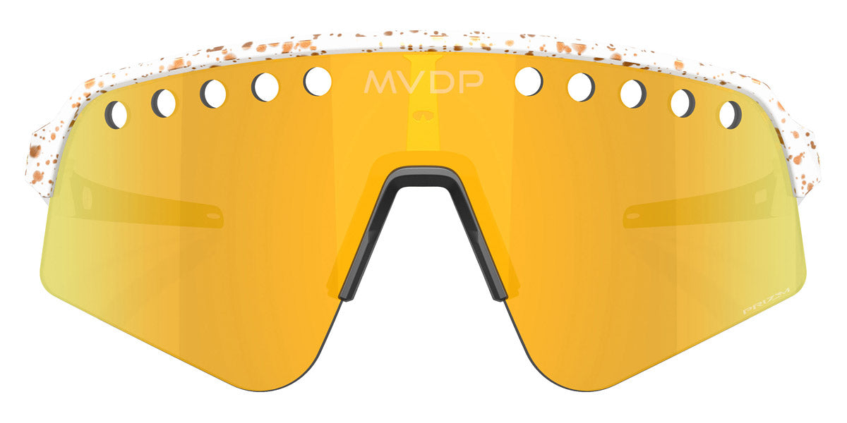 Oakley® OO9465 Sutro Lite Sweep OO9465 946533 39 - White Splatter/Prizm 24K Sunglasses