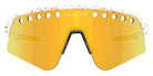 Oakley® OO9465 Sutro Lite Sweep OO9465 946533 39 - White Splatter/Prizm 24K Sunglasses