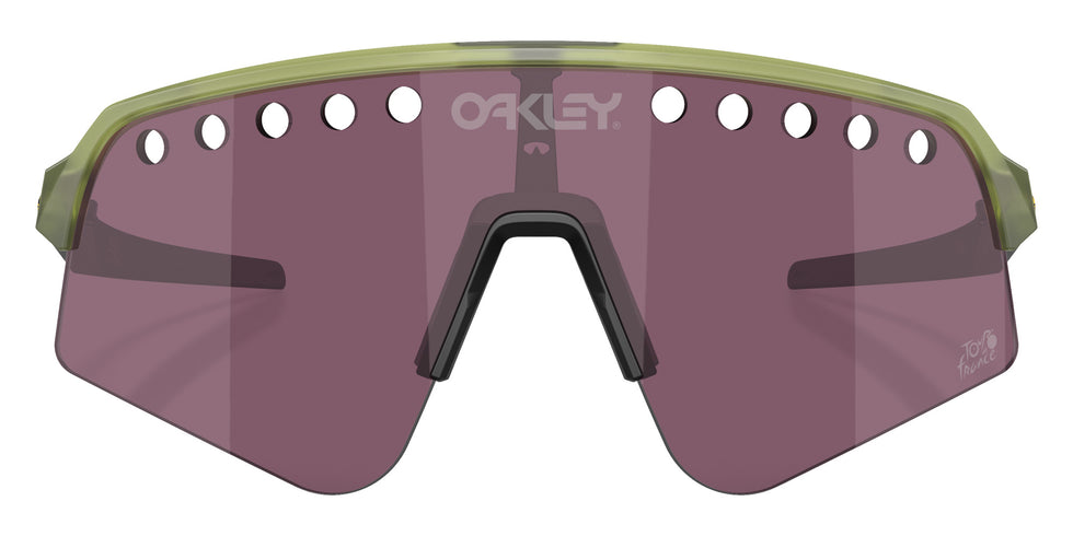 Oakley® OO9465 SUTRO LITE SWEEP OO9465 946536 39 Sunglasses - Transparent Fern / Prizm Road Black Mirrored 946536
