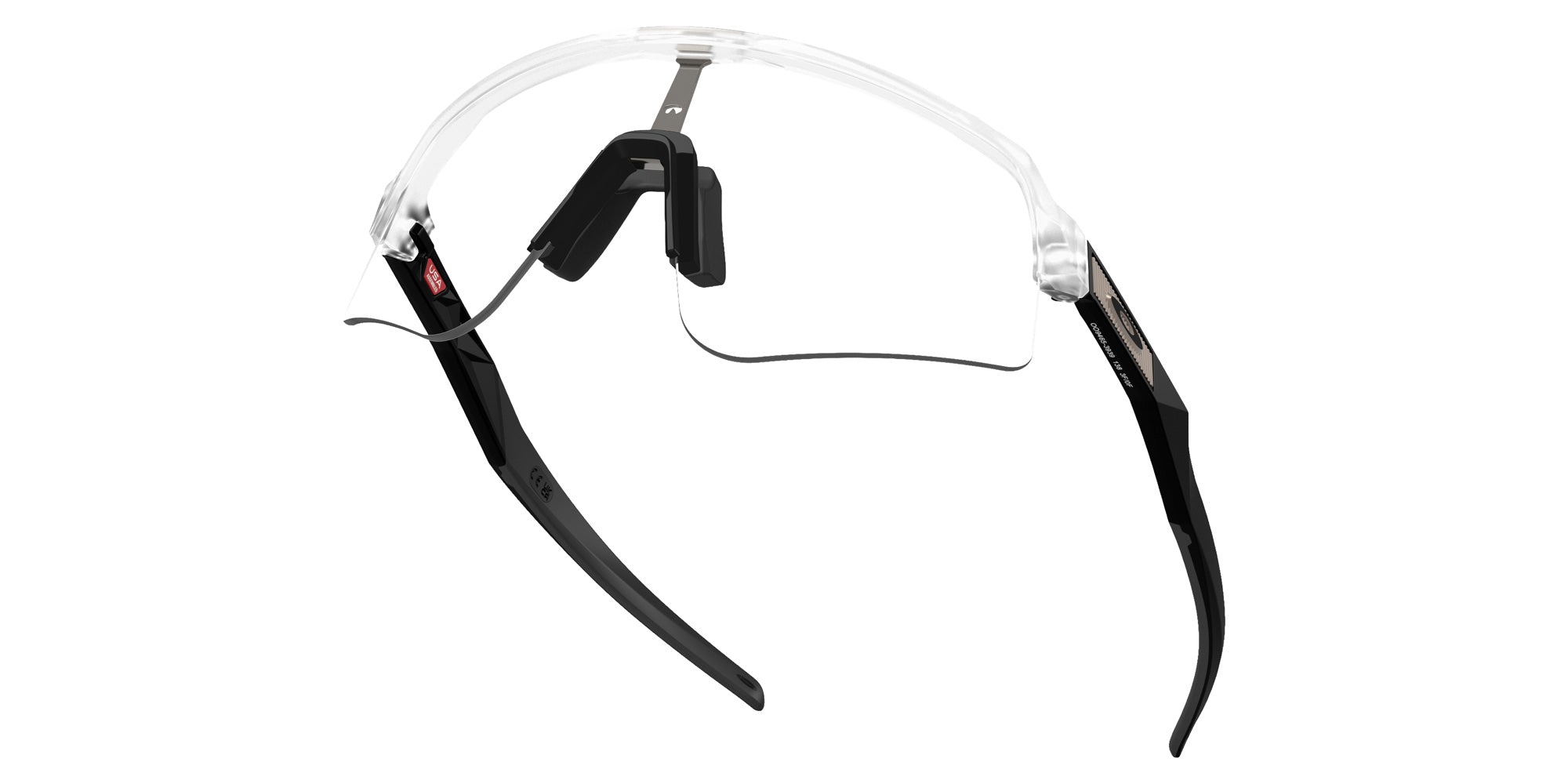 Oakley® OO9465 SUTRO LITE SWEEP OO9465 946539 39 Sunglasses - Matte Clear / Clear to Black Iridium Photochromic 946539