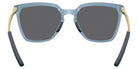 Oakley® OO9480 SIELO SQ OO9480 948012 57 Sunglasses - Matte Transparent Abyss / Prizm Black Polarized Mirrored
