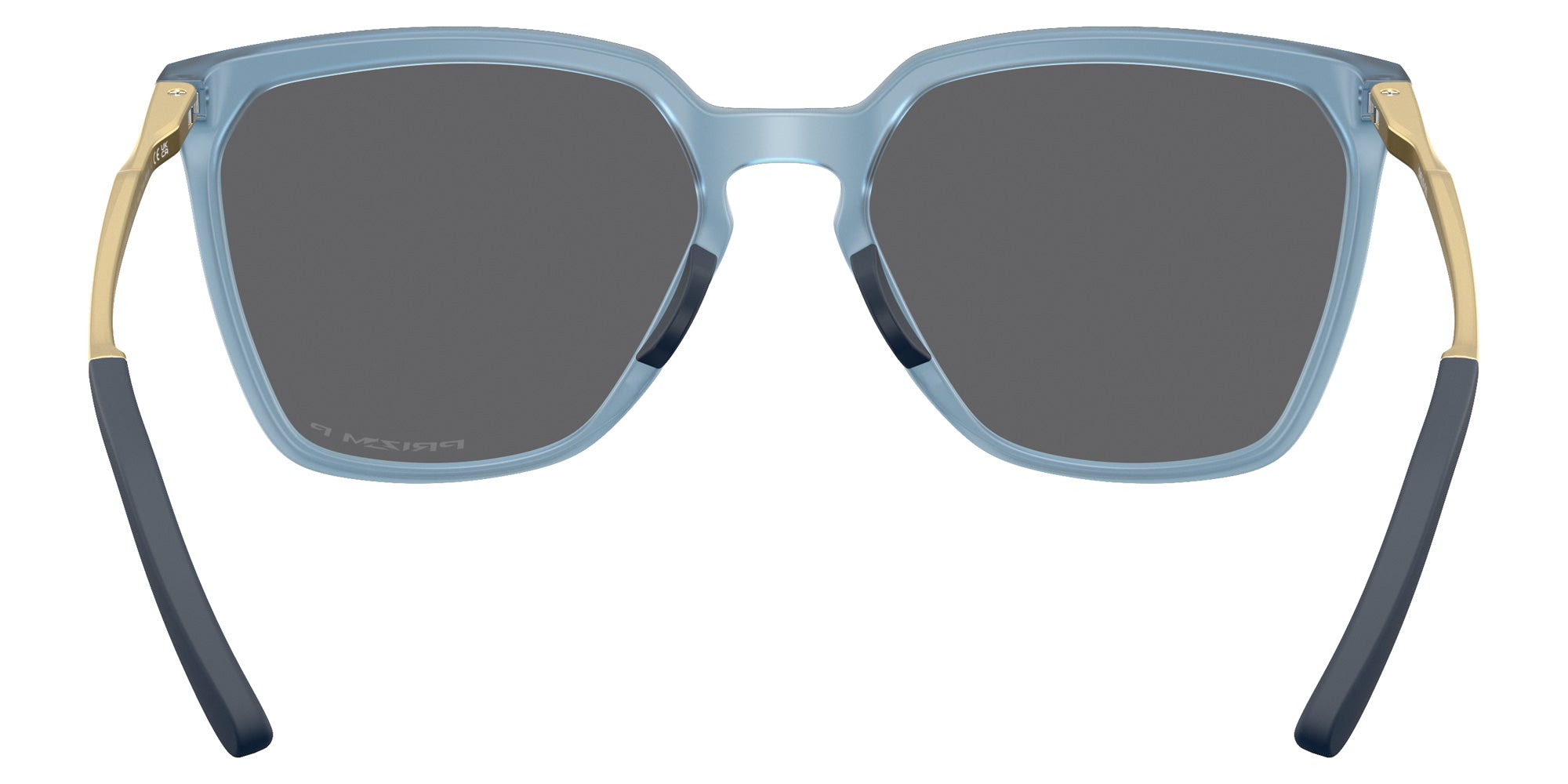 Oakley® OO9480 SIELO SQ OO9480 948012 57 Sunglasses - Matte Transparent Abyss / Prizm Black Polarized Mirrored