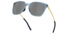 Oakley® OO9480 SIELO SQ OO9480 948012 57 Sunglasses - Matte Transparent Abyss / Prizm Black Polarized Mirrored