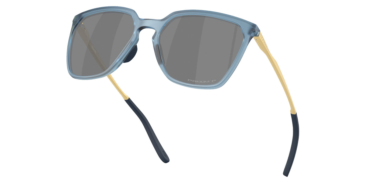 Oakley® OO9480 SIELO SQ OO9480 948012 57 Sunglasses - Matte Transparent Abyss / Prizm Black Polarized Mirrored