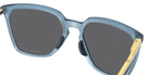 Oakley® OO9480 SIELO SQ OO9480 948012 57 Sunglasses - Matte Transparent Abyss / Prizm Black Polarized Mirrored