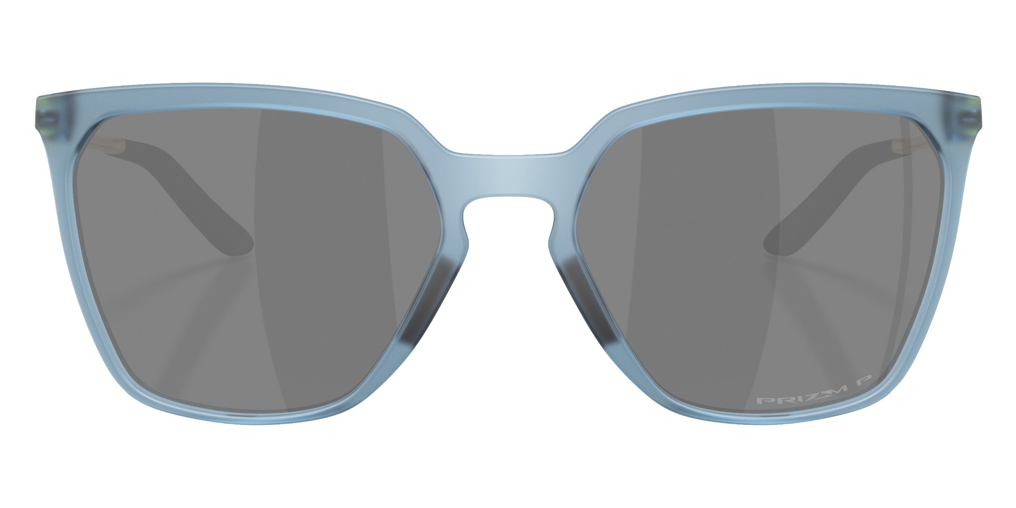 Oakley® OO9480 SIELO SQ OO9480 948012 57 Sunglasses - Matte Transparent Abyss / Prizm Black Polarized Mirrored