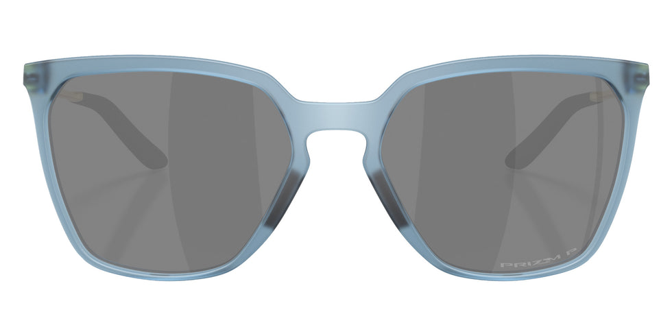 Oakley® OO9480 SIELO SQ OO9480 948012 57 Sunglasses - Matte Transparent Abyss / Prizm Black Polarized Mirrored