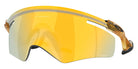 Oakley® OO9481D Qntm Kato OO9481D 948104 56 - Transparent Light Curry Sunglasses