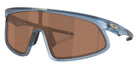 Oakley® OO9484D RSLV OO9484D 948410 49 Sunglasses - Matte Transparent Abyss / Prizm Tungsten Mirrored