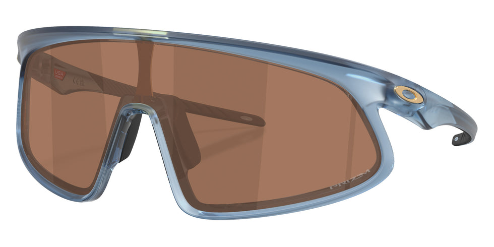 Oakley® OO9484D RSLV OO9484D 948410 49 Sunglasses - Matte Transparent Abyss / Prizm Tungsten Mirrored