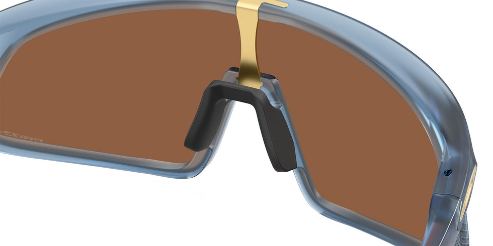Oakley® OO9484D RSLV OO9484D 948410 49 Sunglasses - Matte Transparent Abyss / Prizm Tungsten Mirrored
