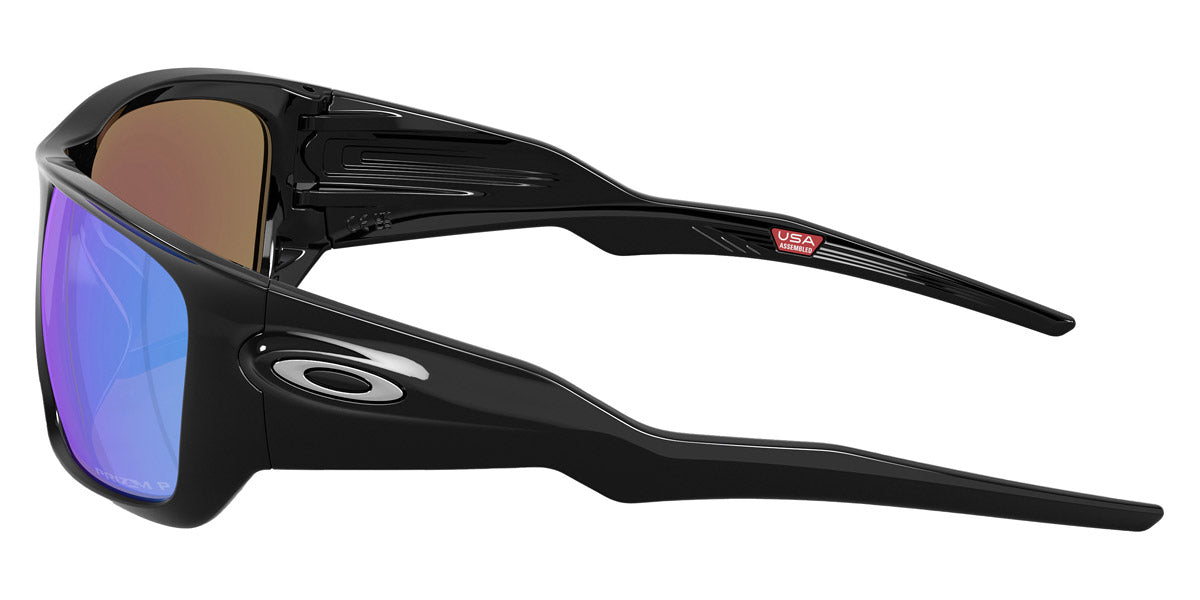 Oakley® OO9486 Masseter OO9486 948605 60 - Polished Black/Prizm Sapphire Polarized Sunglasses