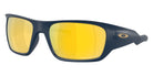 Oakley® OO9486 MASSETER OO9486 948609 60 Sunglasses - Matte Abyss / Prizm 24K Polarized Mirrored